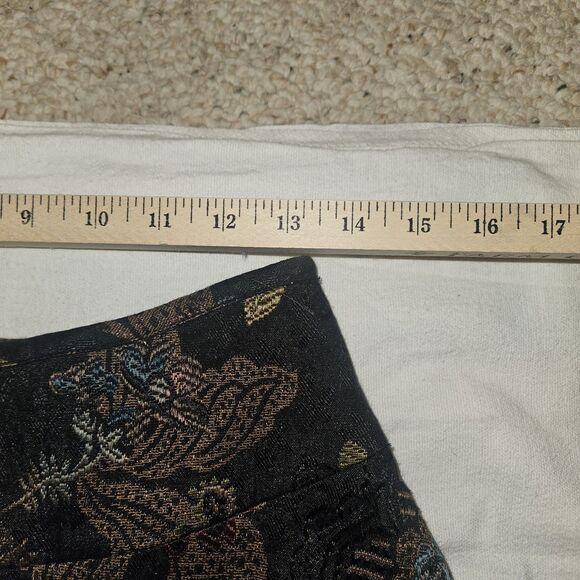 H&M Jacquard Floral Midi Skirt 6 A-Line Flare Embroidered Whismygoth Fairy Boho - Picture 4 of 8